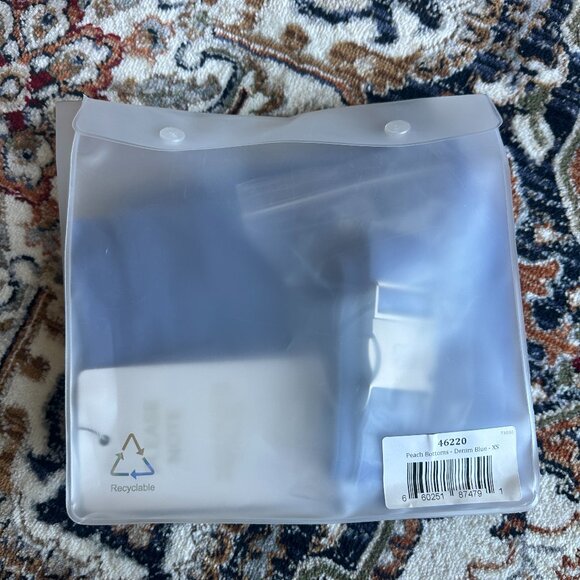 NWT Denim Blue  Peach Bottoms - Picture 4 of 6